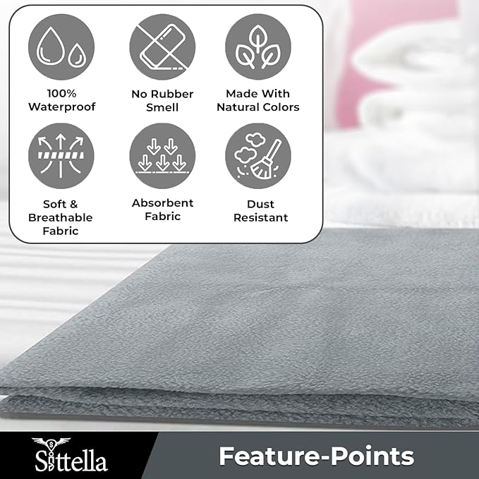 Baby Mattress Protector Sheet – Waterproof & Absorbent, Quick Dry and Washable