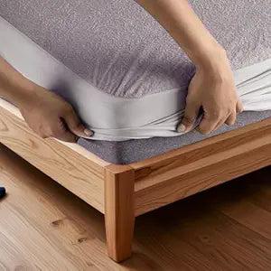 Waterproof Cotton Mattress Protector – Hypoallergenic, Soft, Breathable, Queen 78"x60", Grey