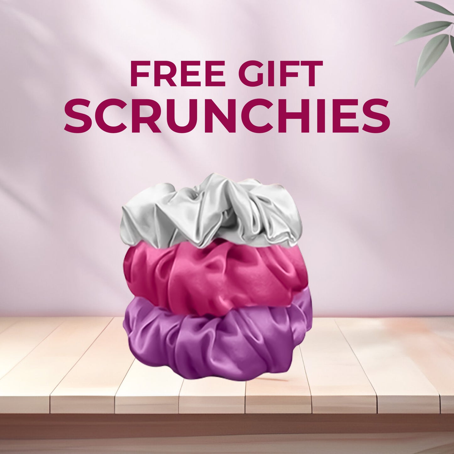 Sittella Multicolor Luxury Satin Scrunchies - Anti-Hair-Breakage for Women & Girls( 1 Piece)