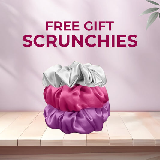 Sittella Multicolor Luxury Satin Scrunchies - Anti-Hair-Breakage for Women & Girls( 1 Piece)