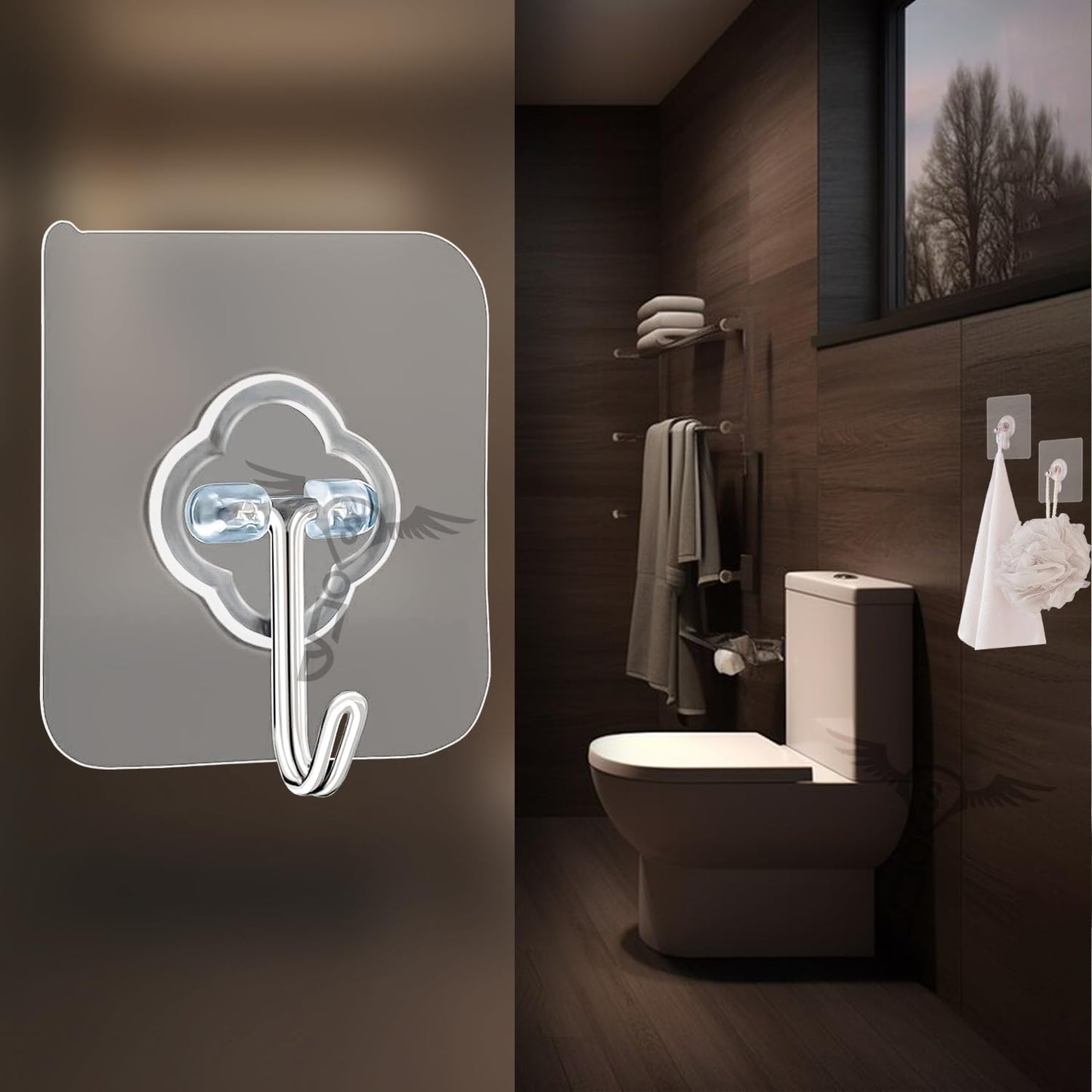 Stainless Steel Self Adhesive Heavy Duty Nail, Photo & J Hook