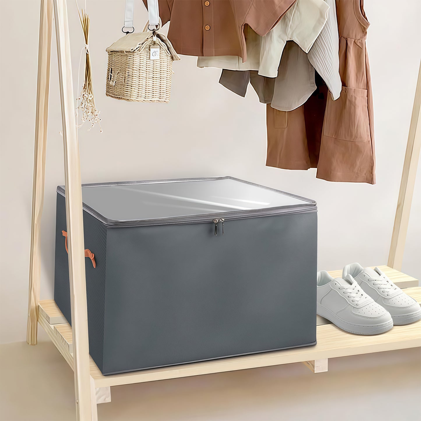 Premium Shoe Organizer for Home – Stackable, Dustproof, Space-Saving Shoe Storage Boxes for Closet, Entryway & Bedroom