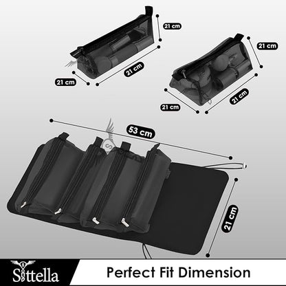 SITTELLA Foldable Hanging Cosmetic Storage Organizer for Women