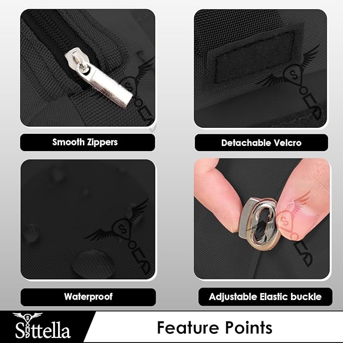 SITTELLA Foldable Hanging Cosmetic Storage Organizer for Women