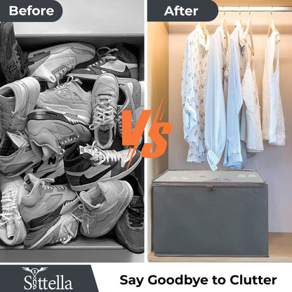 Premium Shoe Organizer for Home – Stackable, Dustproof, Space-Saving Shoe Storage Boxes for Closet, Entryway & Bedroom