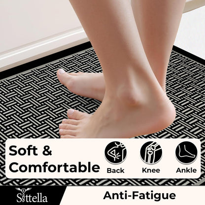 Anti-Skid Kitchen Mat Combo (2 Pcs) – Water Absorbent Rugs for Home & Kitchen, 3mm Thick Floor Mats – 120x40cm + 60x40cm