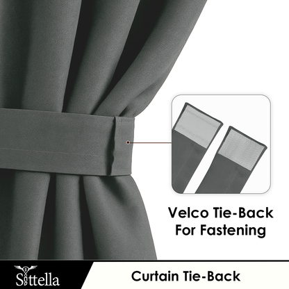 Premium Blackout Curtains for Bedroom & Living Room – 100% Light Blocking, Noise Reducing, Thermal Insulated Window Curtains for Home