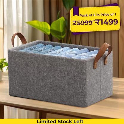 Multi-Functional Foldable Wardrobe Organizer with Durable Handle