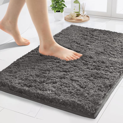 Sittella Premium 1800 GSM Microfiber Bath Mat | Super Soft, Anti-Skid & Highly Absorbent | Quick-Dry, Washable Rectangle Mat for Door,Bathroom & Kitchen 40x60