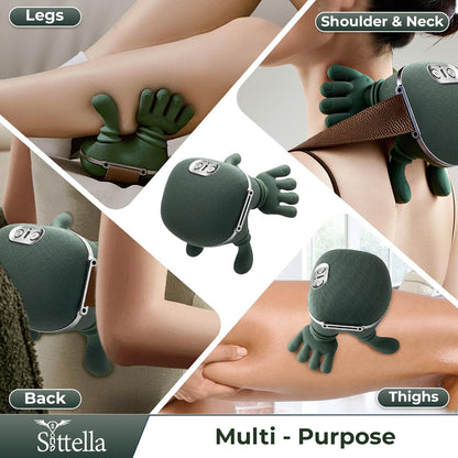 Bionic Heated Neck & Back Massager | Wireless Portable  Massager with 4D Deep Tissue Kneading & Heat | Electric Pain Relief & Muscle Relaxation Device