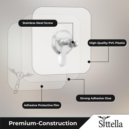 Stainless Steel Self Adhesive Heavy Duty Nail hook