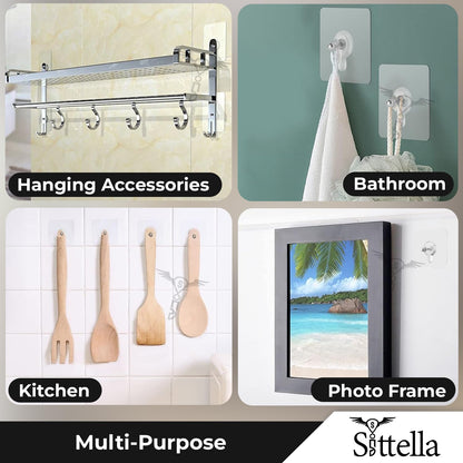 Stainless Steel Self Adhesive Heavy Duty Nail hook