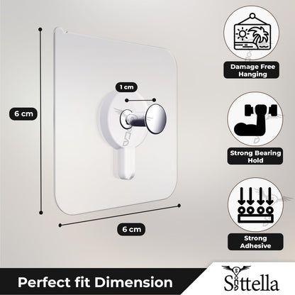 Stainless Steel Self Adhesive Heavy Duty Photo Wall Hook