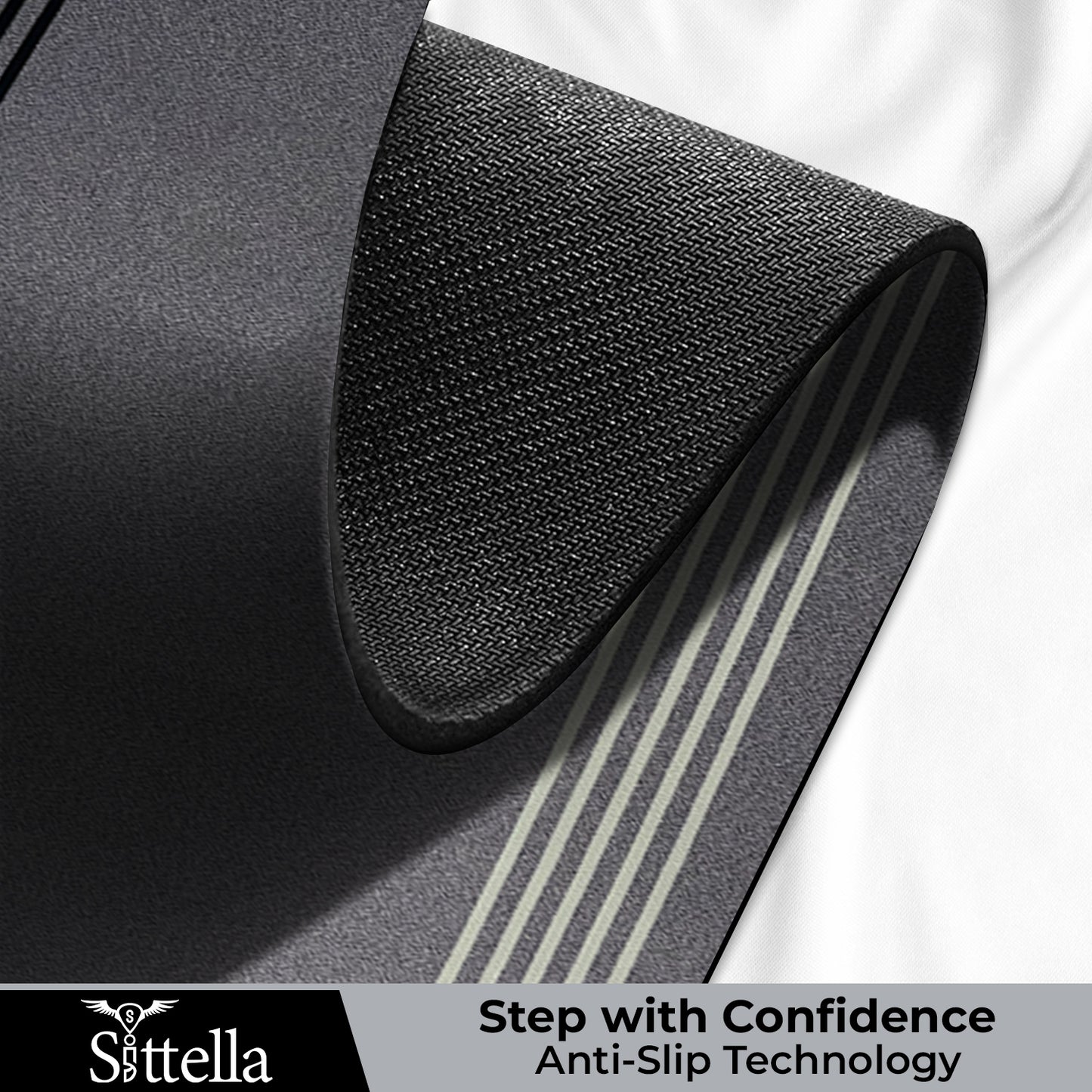 Sittella Kitchen Mat Combo Set | 45x100 cm + 45x120 cm | Water Absorbent Anti-Skid Kitchen Mat  for Home | Soft Standing Mat for Floor | Washable Carpet for Kitchen Platform (Copy)