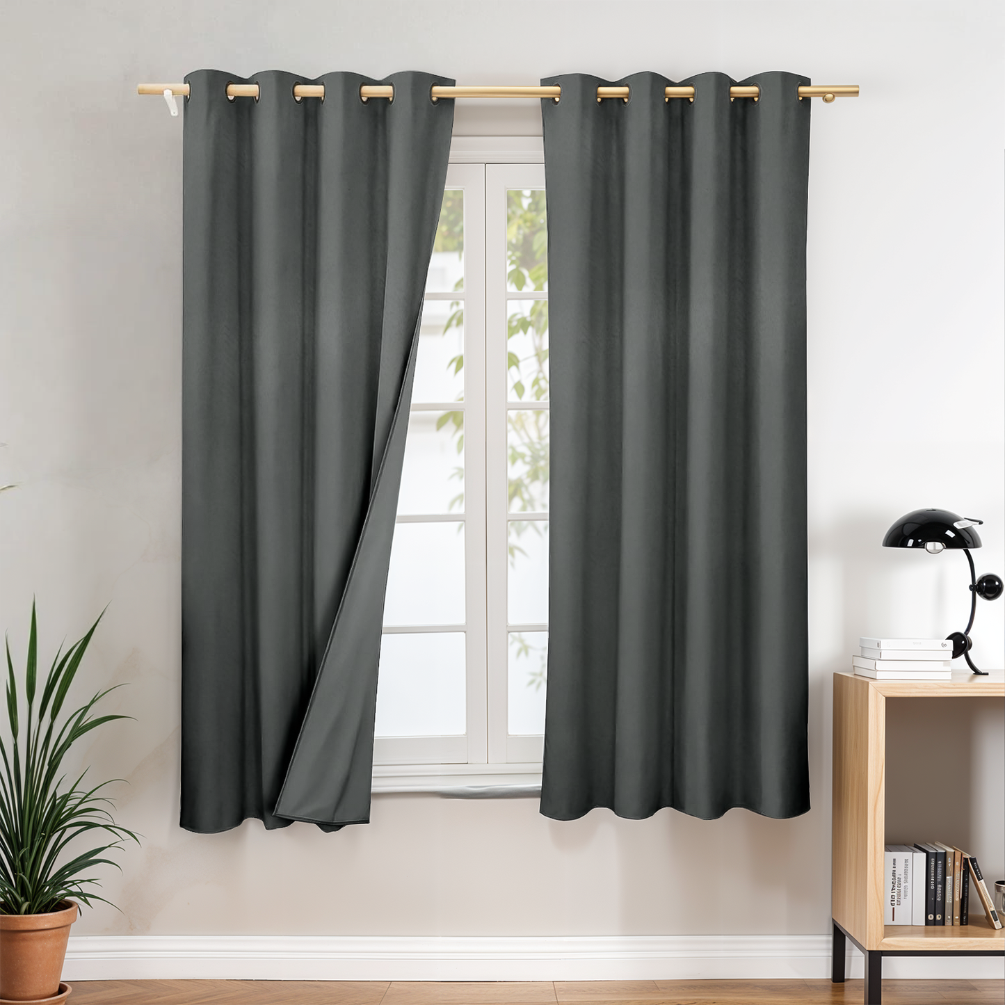 Premium Blackout Curtains for Bedroom & Living Room – 100% Light Blocking, Noise Reducing, Thermal Insulated Window Curtains for Home