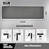 Anti-Skid Kitchen Mat Water Absorbent Rugs for Home & Kitchen, 3mm Thick Floor Mats – 120x40cm + 60x40cm