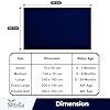 SITTELLA® Baby Waterproof Mattress Protector Sheet 70×50 cm – Quick Dry Washable (Navy Blue