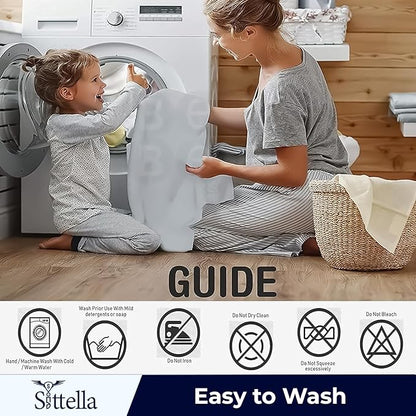 SITTELLA® Baby Waterproof Mattress Protector Sheet 70×50 cm – Quick Dry Washable (Navy Blue